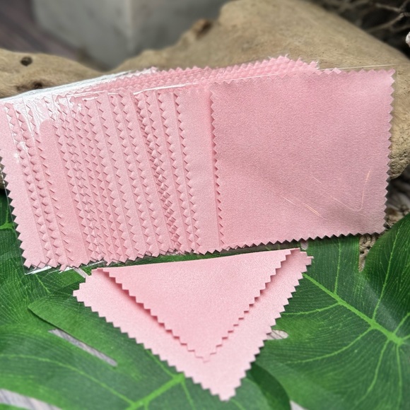 Individually Wrapped Blank Jewelry Cleaning Polishing Cloths Resin, Glasses Lot - Picture 3 of 16